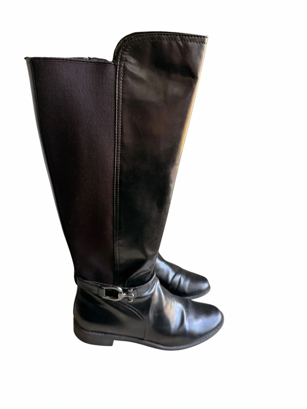 Anne Klein 7.5 US / 5.5 UK Classic Black Knee-High Women's Riding Boots Carlene